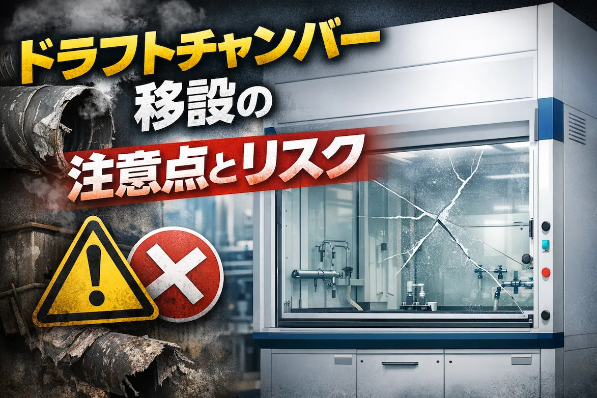 ドラフトチャンバー移設の注意点とリスク